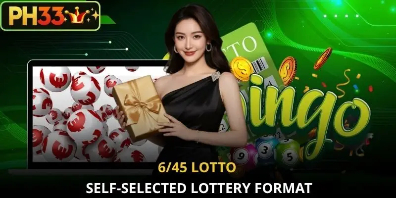 6/45 lotto self-selected lottery format