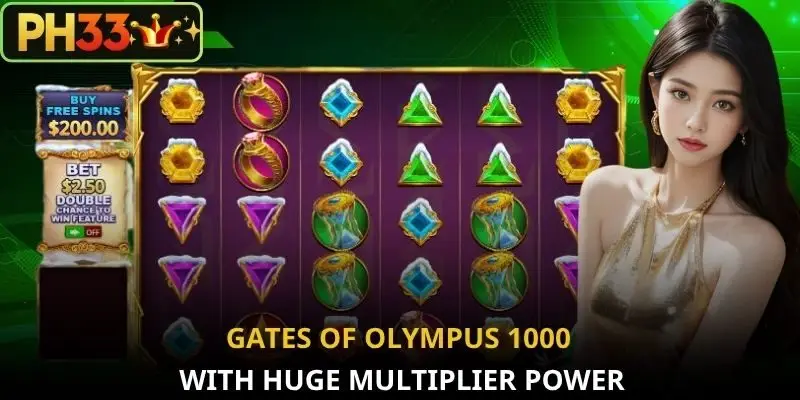 Gates of Olympus 1000 with huge multiplier power