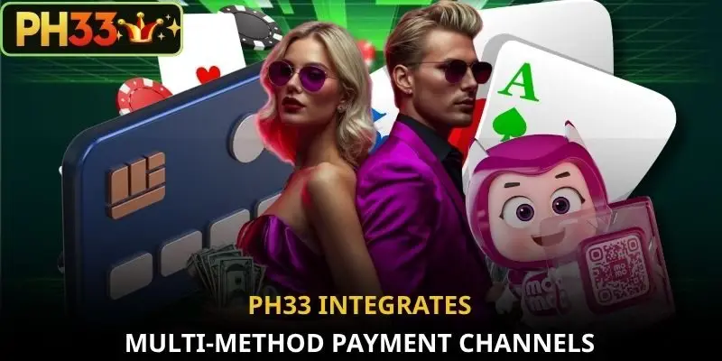PH33 integrates multi-method payment channels