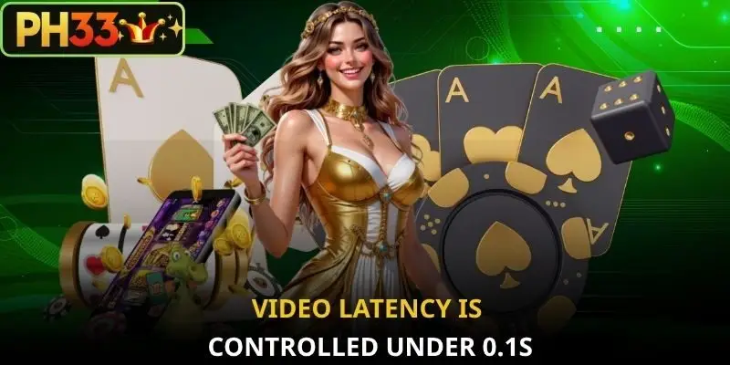 Video latency is controlled under 0.1s